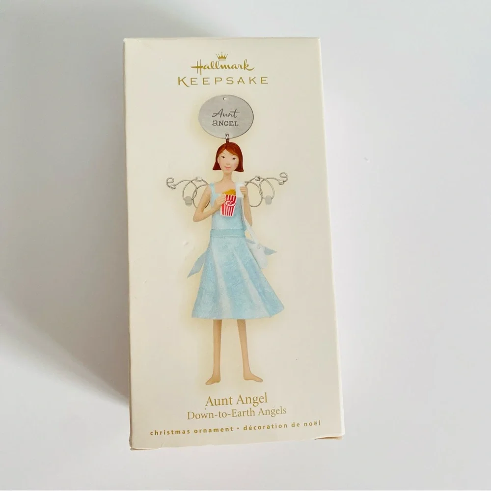 Hallmark Keepsake Ornament Aunt Angel 2008 Down to Earth Angels Christmas Decor
